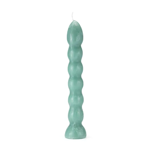 7 Knob Green Candle