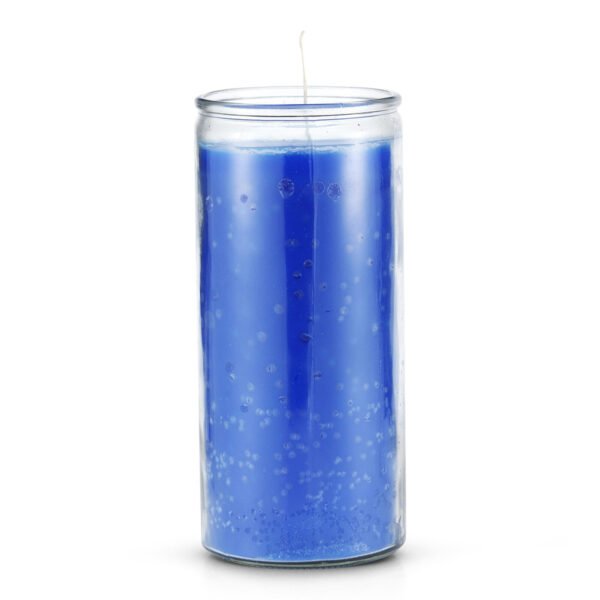 14 Day Plain Blue Candle