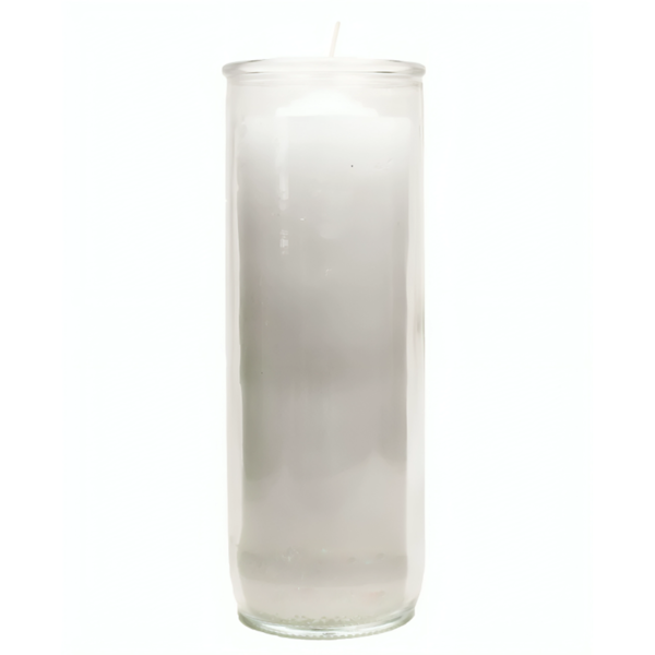 White Pull Out Candle