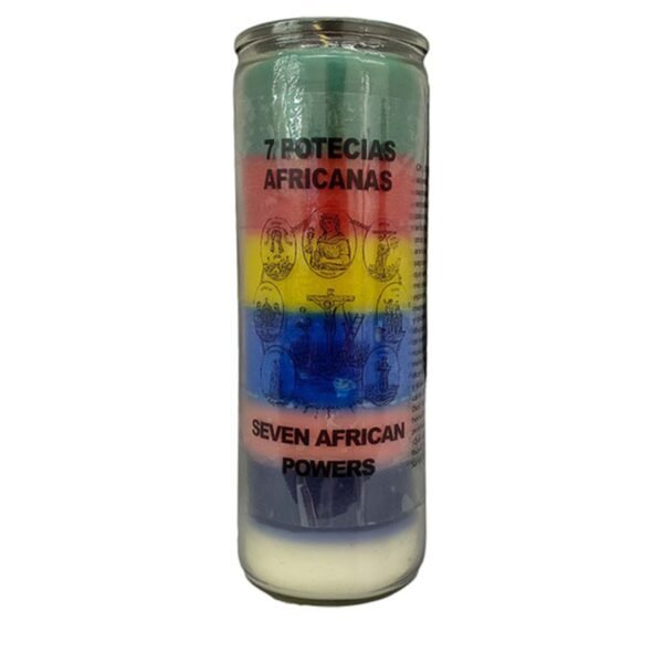 African Power 7 Days Glass Candle