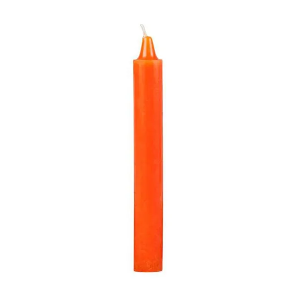 Orange Taper Candle