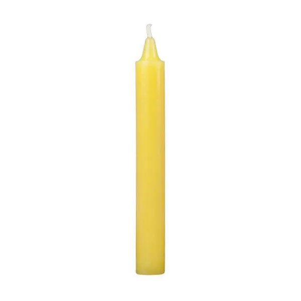 Yellow Taper Candle
