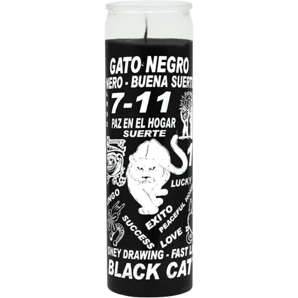 Candle Black Cat - Black