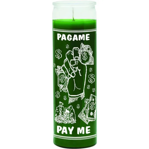 Pay Me candle