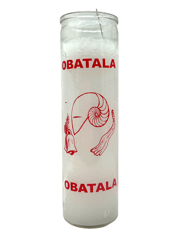 Orisha Obatala White Prayer Candle