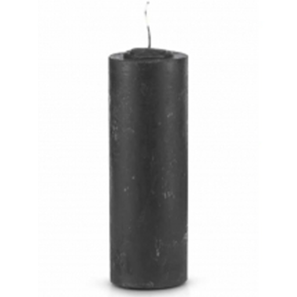 Pullout/Refill Candle Black 