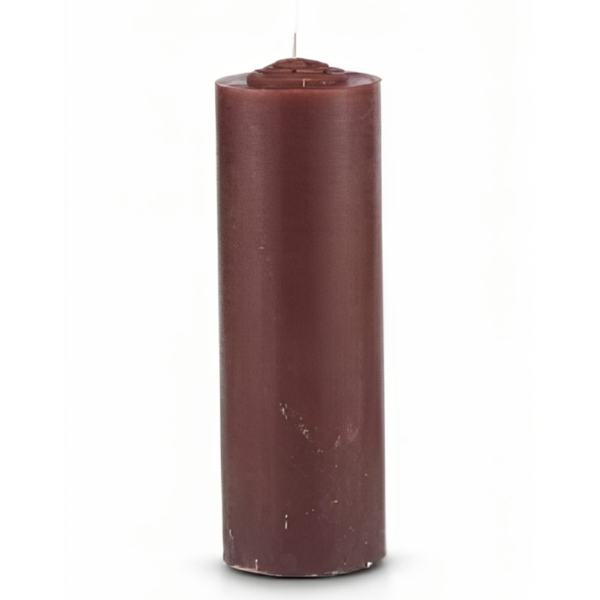 Pullout/Refill Candle Brown