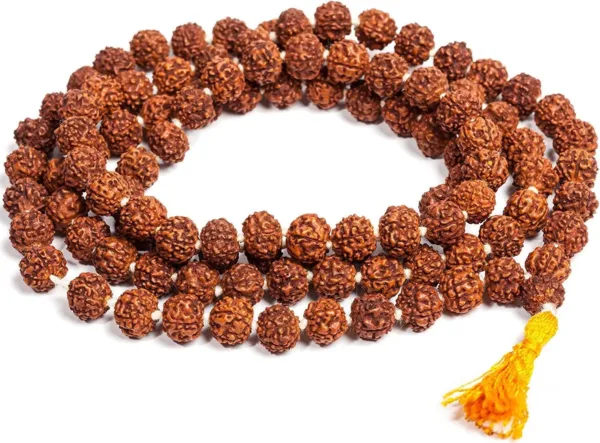5 Mukhi Rudraksha Jaap Mala 108 Beads for PoojaAstrologyJewellery