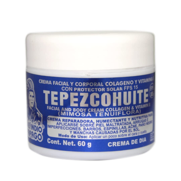DEL INDIO PAPAGO Facial Day Skin Cream with Tepezcohuite